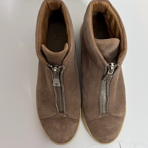 Frye Women's Lena Zip High-Top Sneakers Size 9 - Picture 2 of 10